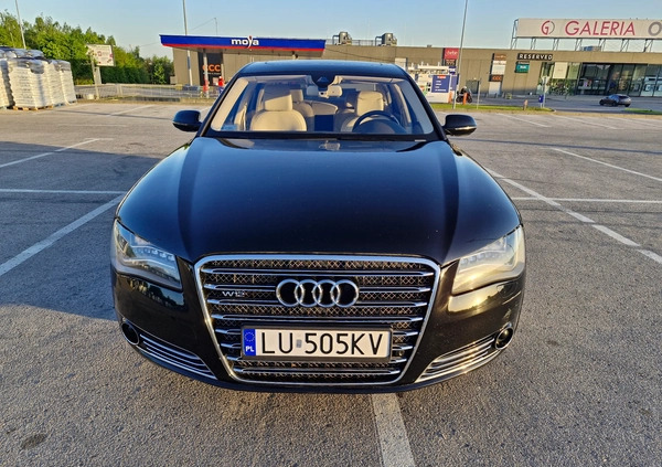 Audi A8 cena 95000 przebieg: 163000, rok produkcji 2011 z Lublin małe 92